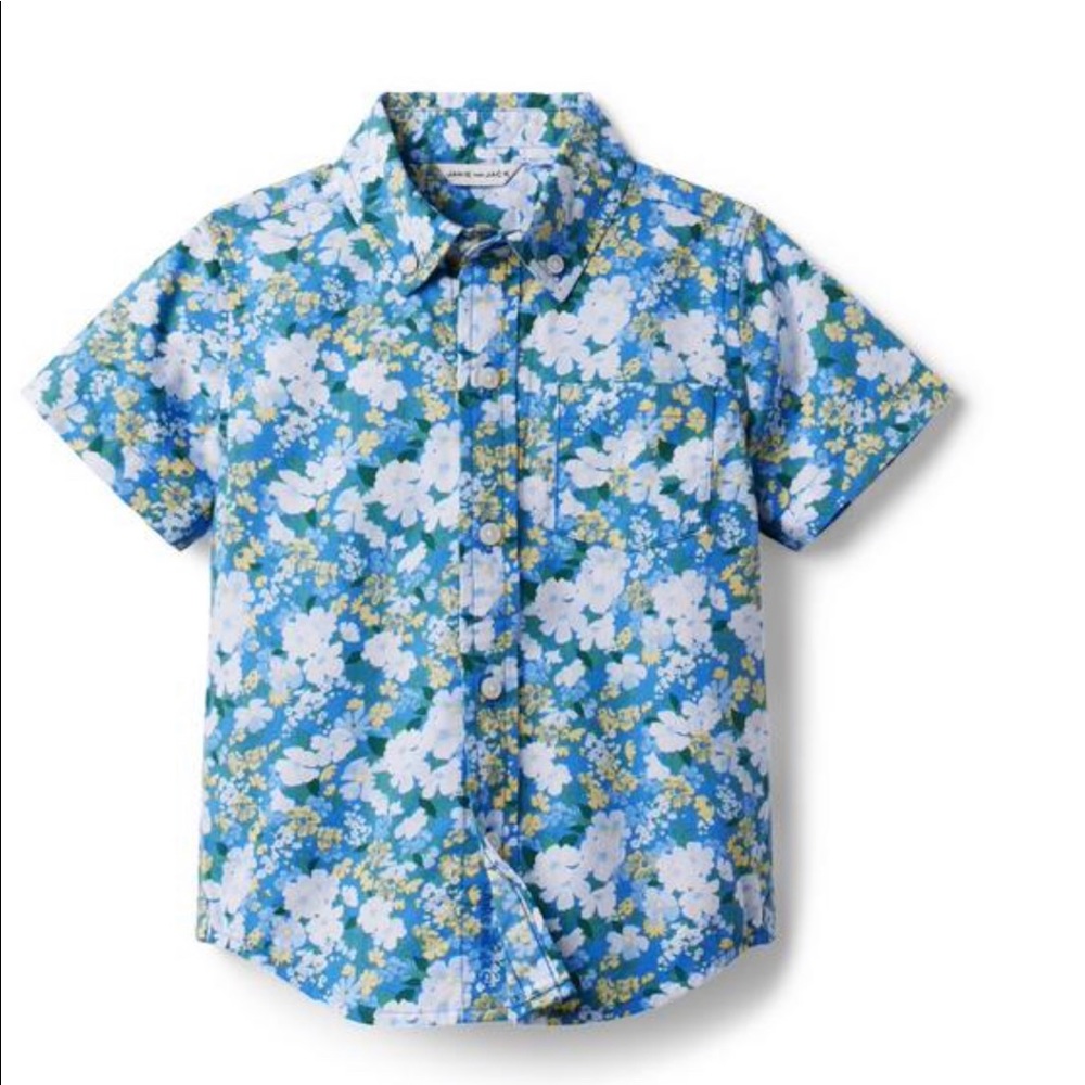 Jamie & jack floral poplin shirt